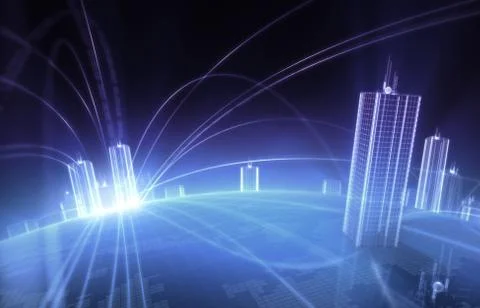 Network Stock Illustration