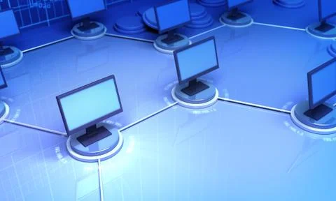 Network Stock Illustration