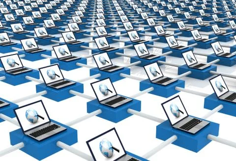 Network Stock Illustration