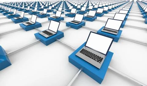 Network Stock Illustration