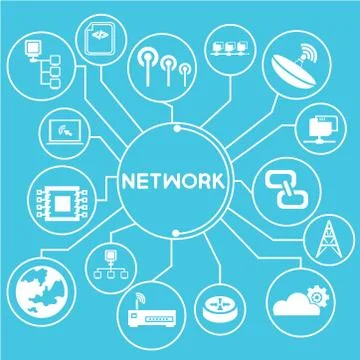 Network Stock Illustration