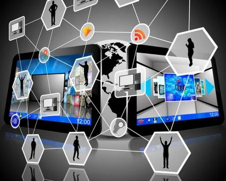 Network Stock Illustration