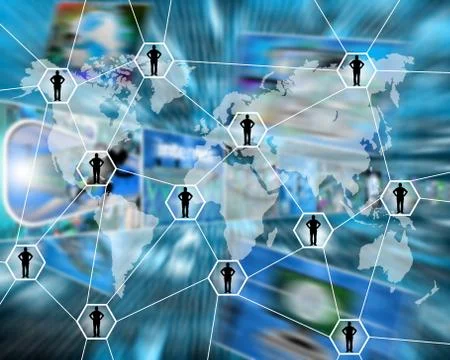 Network Stock Illustration