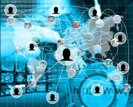 Network Stock Illustration