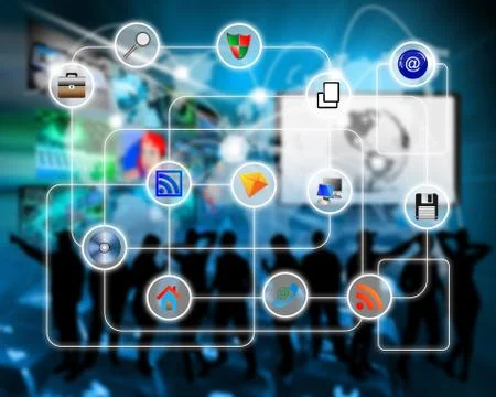 Network Illustrazione stock