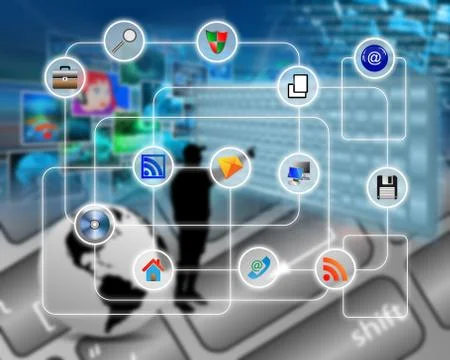 Network Stock Illustration