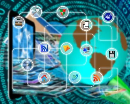 Network Stock Illustration