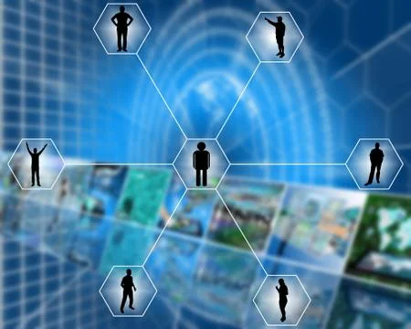 Network Illustrazione stock