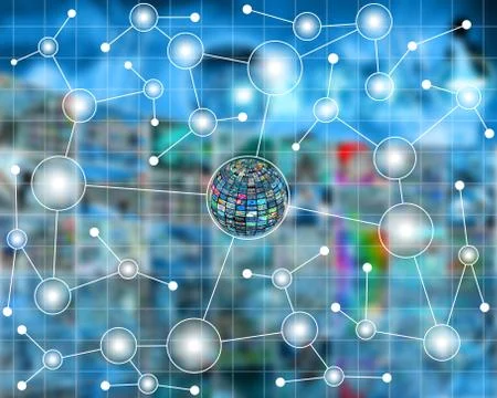 Network Stock Illustration