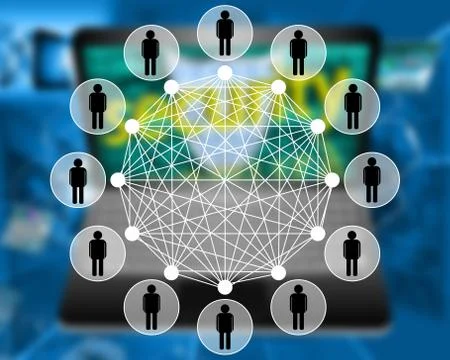 Network Illustrazione stock