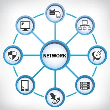 Network Stock Illustration