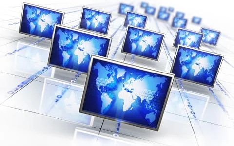 Network Stock Illustration