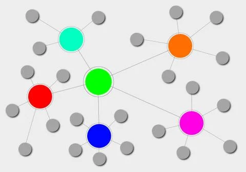 Network Stock Illustration