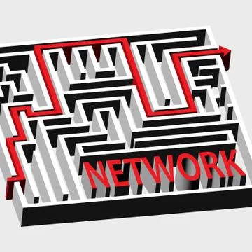 Network Stock Illustration