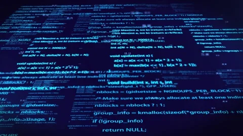 Network information security code rolling Stock Footage 288194194