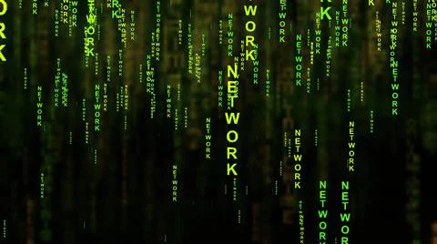 Network on the internet concept Stockillustratie