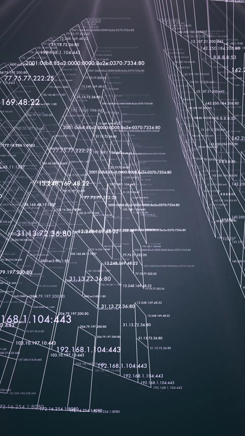 Network IP address blocking activity tracking across global locations Stock-Footage 329142807