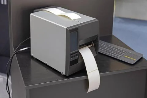 Network Label Printer Stock Photos