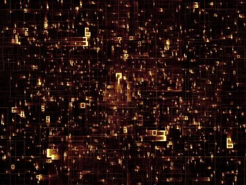 Network Lights 스톡 일러스트