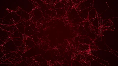Network Line And Dots Connection Video Animated Background Stock Footage 337758076