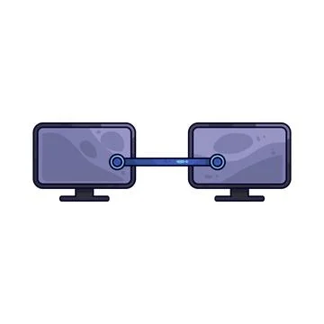 Network link illustration Stock Illustration