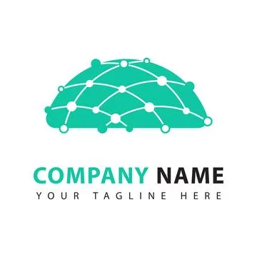 Network logo design Stock Illustration