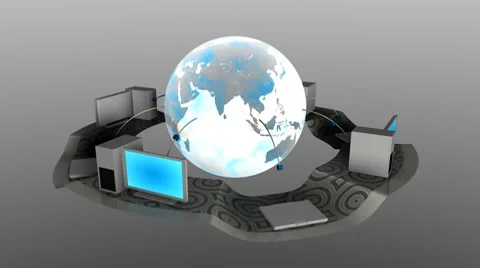 Network Logo (HD) 스톡 동영상 7283741