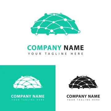Network logo template design. Stock Illustration