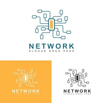 Network logo vector design Stock-Illustration