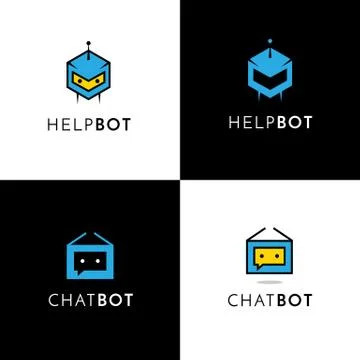 Network logos set 4 Stock Illustration