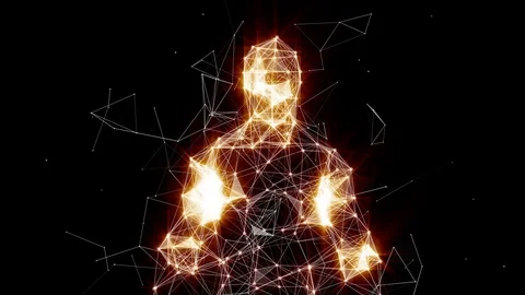 Network man Video stock 92692574