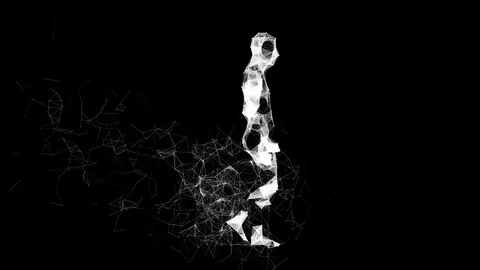 Network man walking. Video stock 93107812