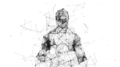 Network man1 white Stock Footage 92749833