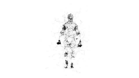 Network man3 white Stock Footage 92750166