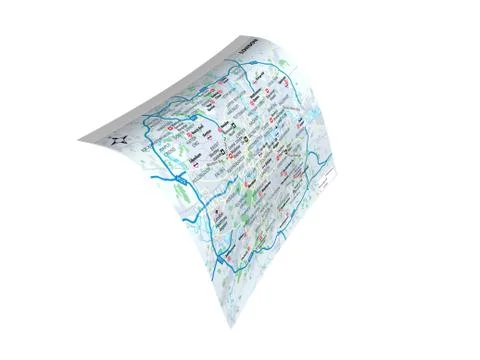 Network map of London Underground Stock Illustration