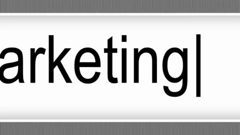 Network marketing - Computer Generated Animated Browser Search Button Stock Footage 74627008