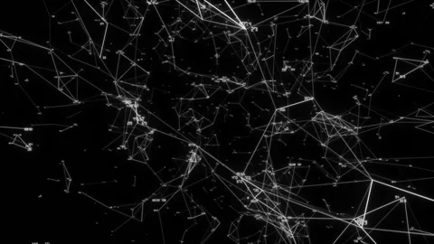 Network / math / numbers / code seamless looping motion background. High quality Stock Footage 98372432