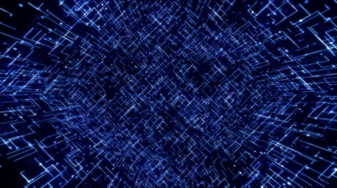 Network Matrix Space Background Stock Footage 68581404