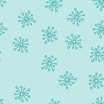 Network molecular structure line seamless pattern Stock Illustration