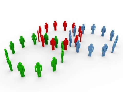 Network of networks Stock Illustration