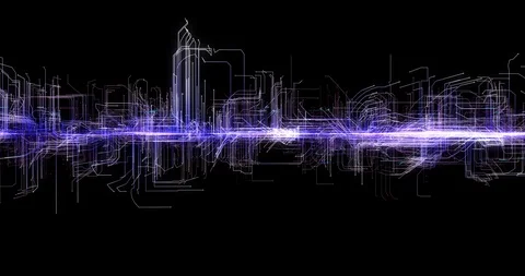 Network neuron technology - 03 Video stock 105721400