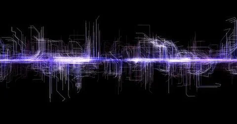Network neuron technology 库存插图