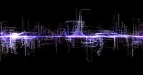 Network neuron technology 스톡 일러스트
