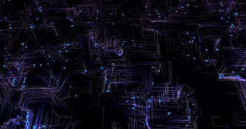 Network neuron technology 스톡 일러스트