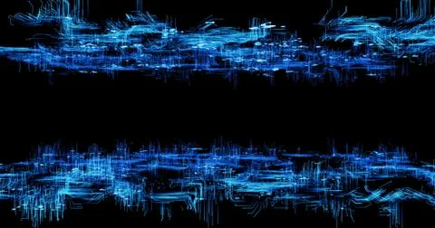 Network neuron technology 库存插图