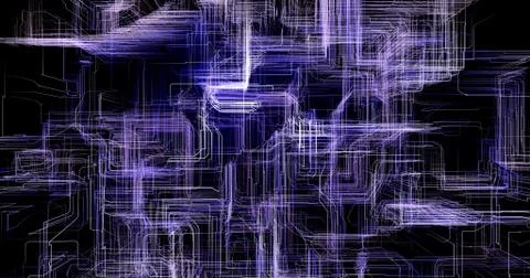 Network neuron technology 库存插图