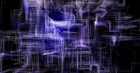 Network neuron technology 스톡 일러스트