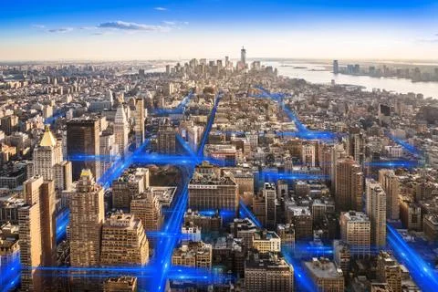 Network new york Stock Photos