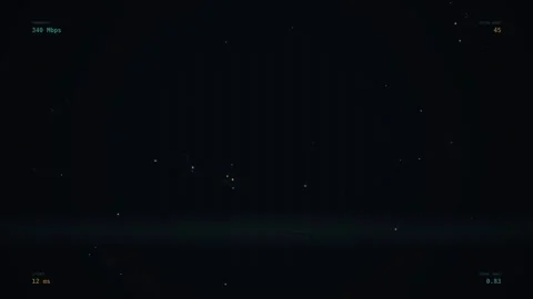 Network node animation with glowing connected lines Stock-Footage 342844758