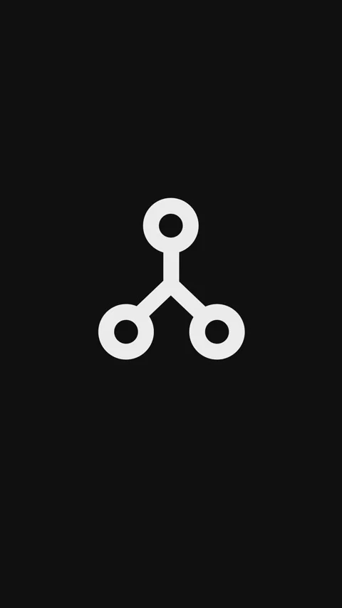 Network node icon outline simple animation.  Stock Footage 297156753